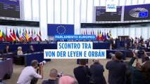Viktor Orbán e Ursula von der Leyen si scontrano in un acceso dibattito al Parlamento europeo