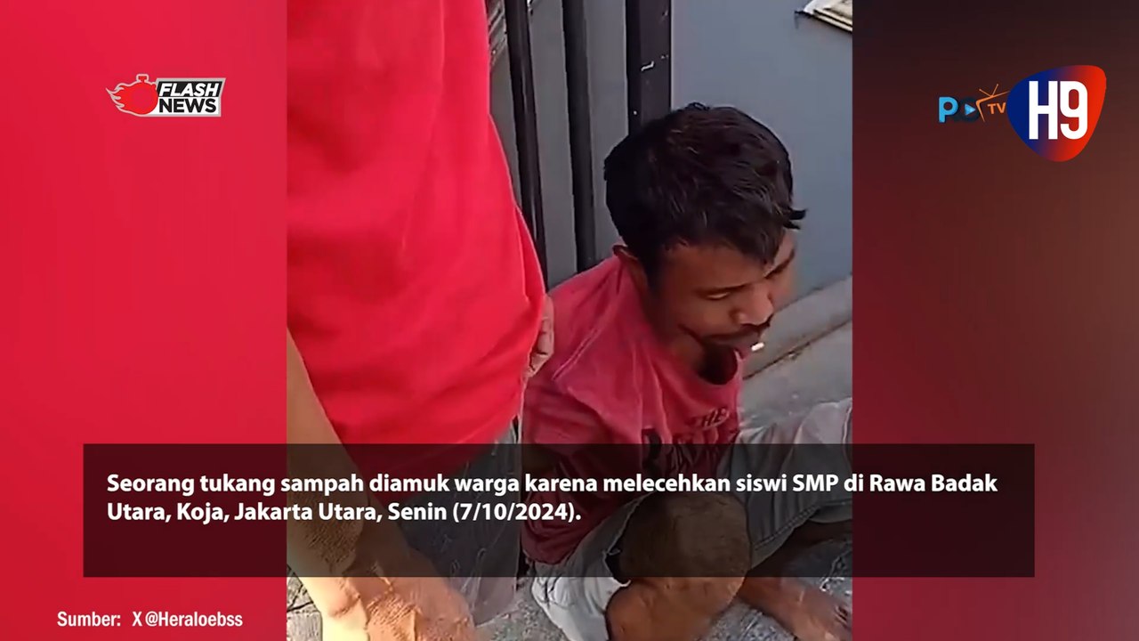 Lecehkan Siswi SMP, Tukang Sampah Diamuk Warga
