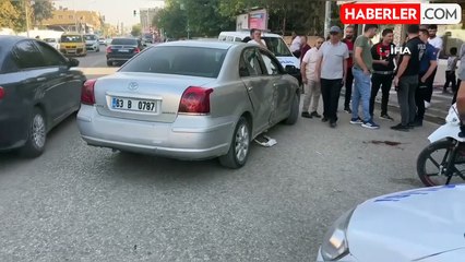Motosiklet Kazasında Sürücü Camına Saplandı