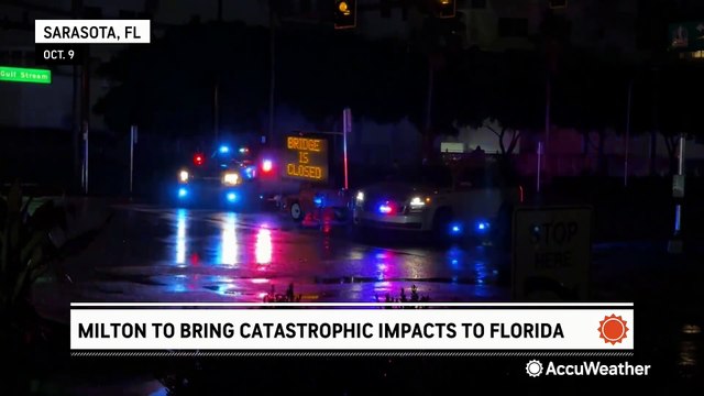 Torrential rain picks up as dangerous Milton looms closer