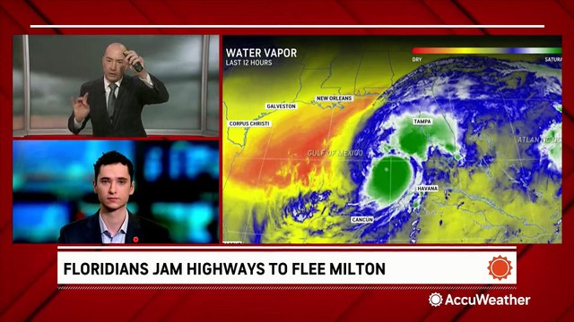 Hurricane Milton expected to make landfall late tonight