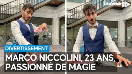 À 23 ans, Marco Niccolini, magicien, souhaite partager sa passion au plus grand nombre