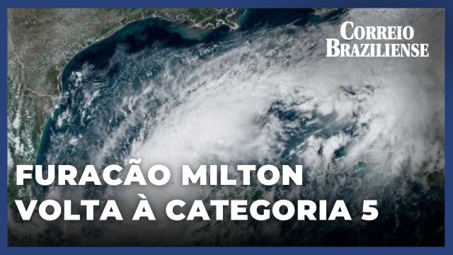 Flórida em alerta para chegada do furacão Milton, que voltou à categoria 5