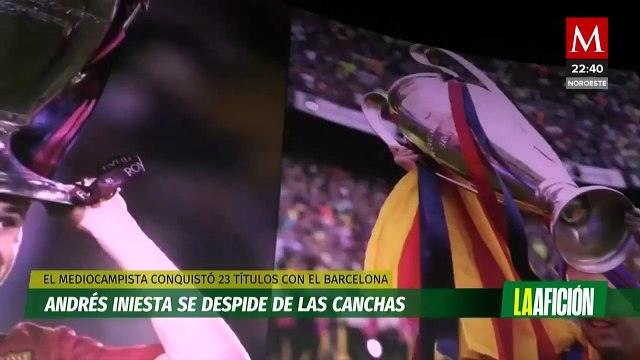 Andrés Iniesta anuncia su retiro del futbol profesional