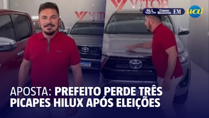 Resultado de eleição faz prefeito perder três picapes Hilux