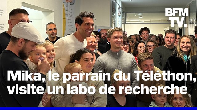Vous pouvez compter sur moi ! » : Mika, parrain du Téléthon 2024, nous a fait visiter un laboratoire qui oeuvre pour la recherche