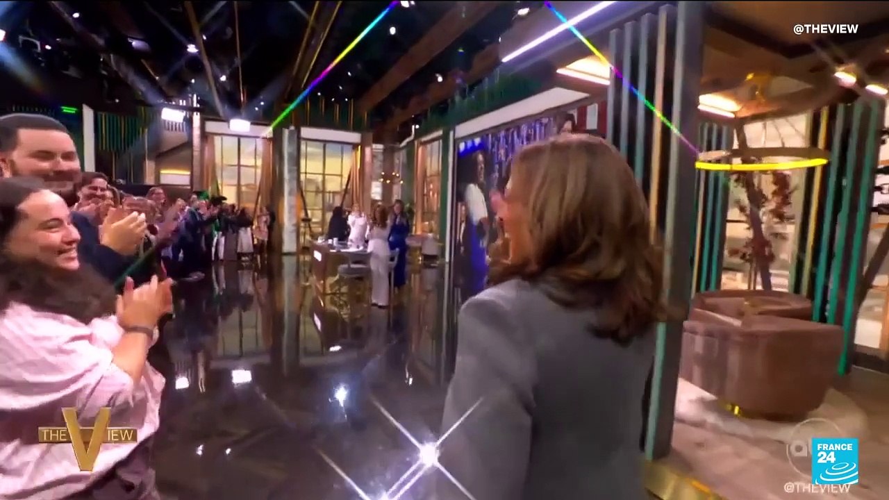 Harris media blitz aimed at connecting with younger white voters, Trump supporters, expert says