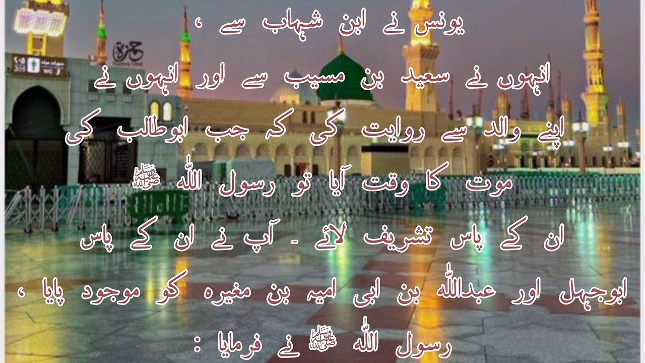 ابوطالب كا سفر آخر