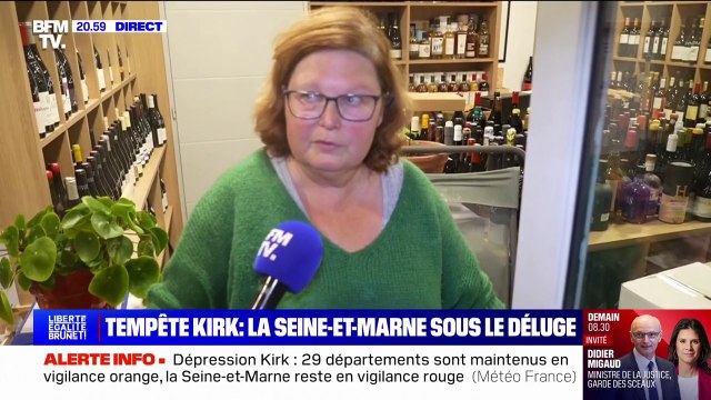J'ai essayé de surélever tout ce que je pouvais : Laurence, caviste à Crécy-la-Chapelle (Seine-et-Marne), craint le débordement de la rivière du Grand-Morin