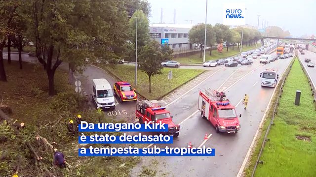 Maltempo, tempesta Kirk su Portogallo e Spagna: forti disagi e feriti