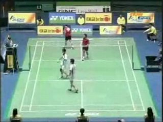 Badminton 2008 Korea MD Final game 1