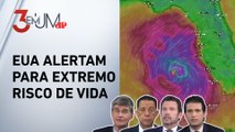 Furacão Milton deve atingir Flórida com categoria 4; Ghani, Segré, Piperno e Trindade comentam