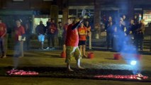 Crediton Firewalkers with their certificates go again, video by Alan Quick IMG_4834