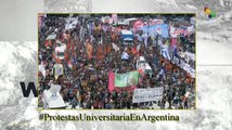 Temas del Día 09-10: Argentinos se movilizan en defensa de la ley de financiamiento universitario y en rechazo a la política neoliberales de Milei