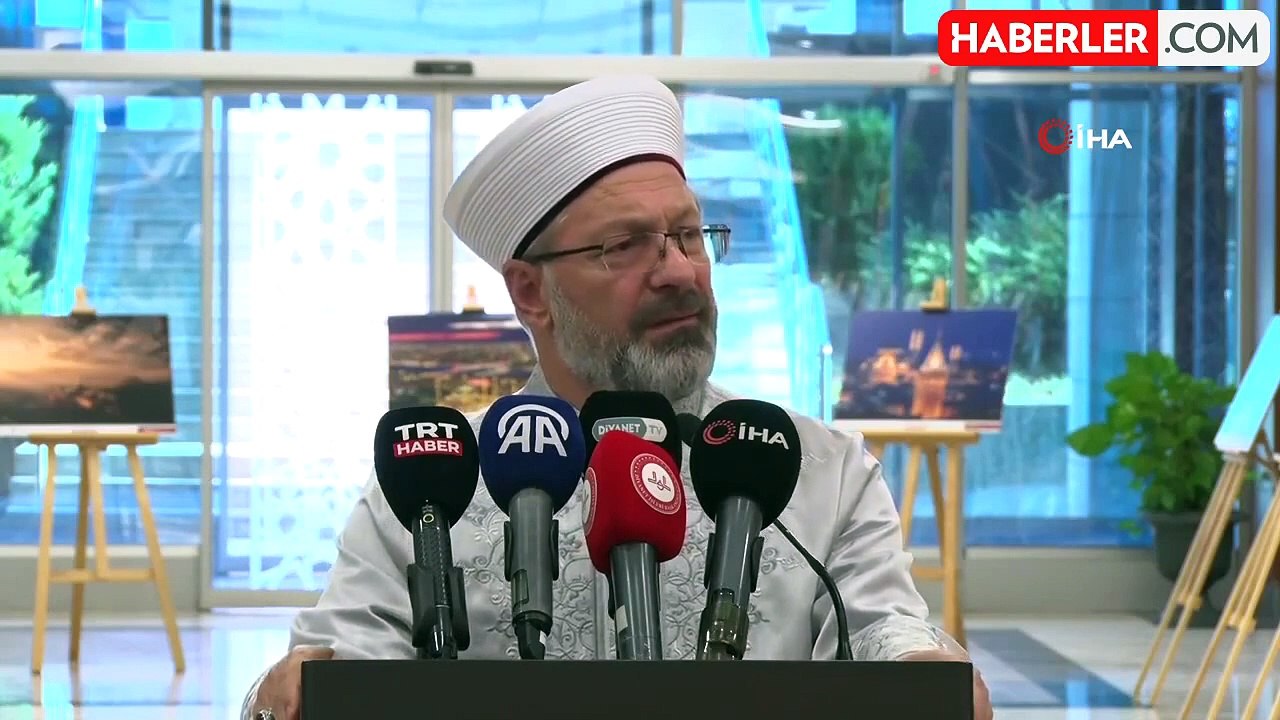 Diyanet İşleri Başkanı Erbaş: 'Camiler Müslüman hayatının merkezi'