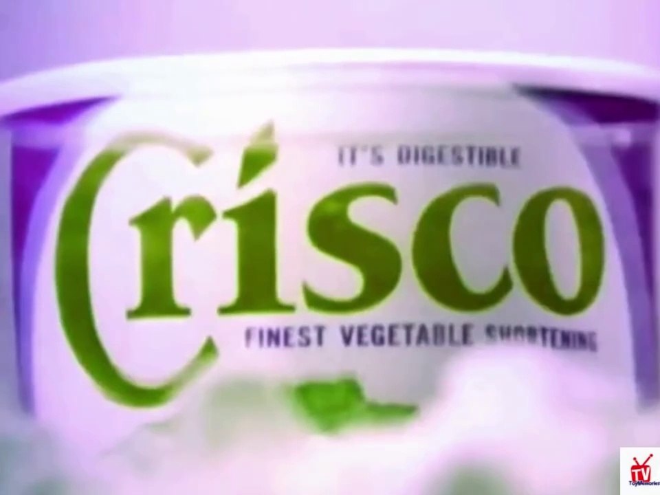 1970s Crisco TV commercial - UPSIDE DOWN PIE!!!