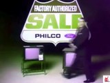 1970s Philco telesion set TV commercial