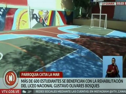 La Guaira | Gobierno regional recupera espacio del Liceo Nacional Gustavo Olivares Bosque