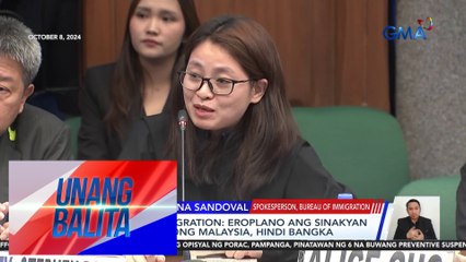 Panayam kay Dana Sandoval, spokesperson, Bureau of Immigration | Unang Balita