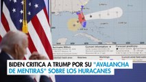 Biden critica a Trump por su 