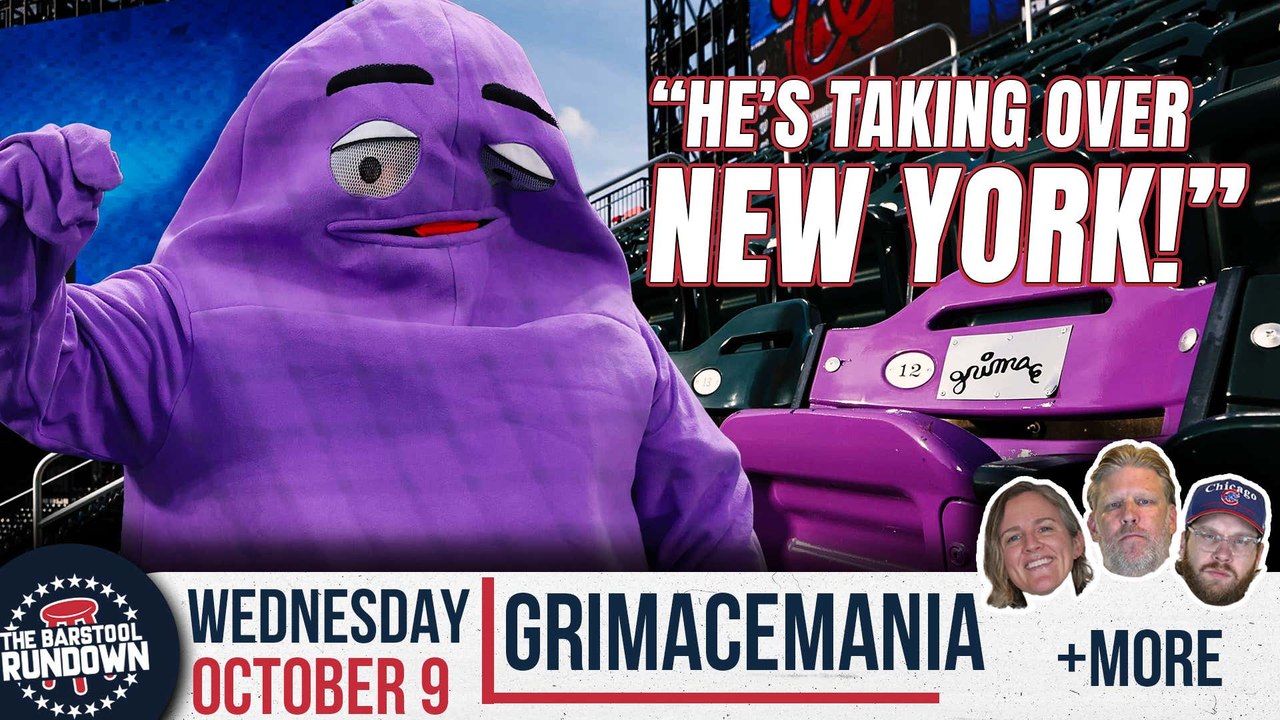 New York Has Officially Been Taken Over by Grimace Barstool Rundown