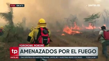 La emergencia no cesa en Roboré, pese a que se contuvo parcialmente el incendios de Yororobá