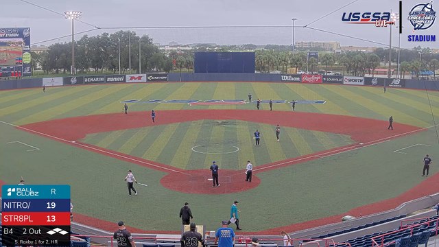 Space Coast Stadium Multi-Cam - Hurricane Milton/ Mens Major World Series (2024) Wed, Oct 09, 2024 11:30 AM to 2:33 PM
