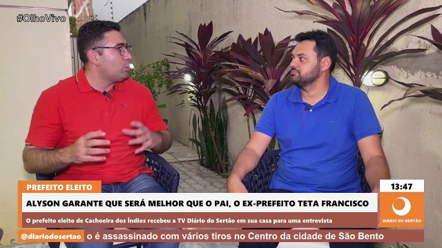 Eleito em Cachoeira dos Índios, Alyson Francisco projeta governo inspirado no legado do pai
