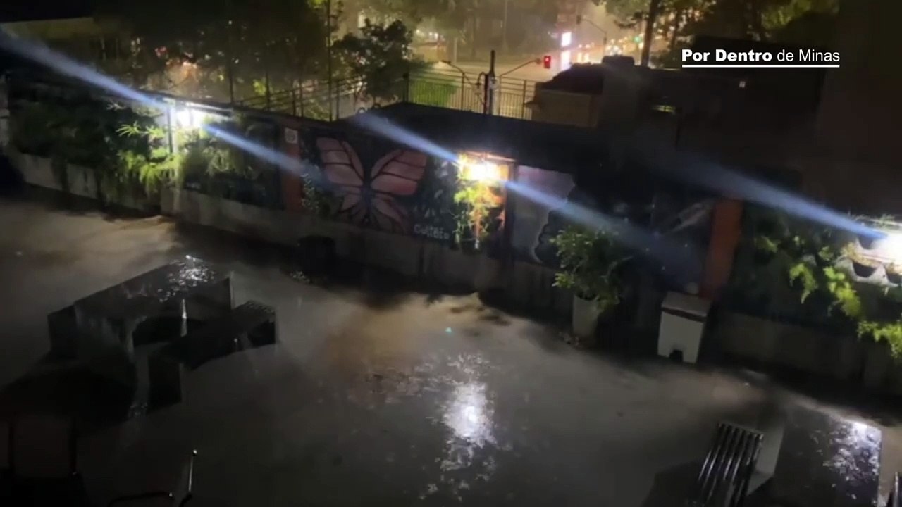 Após calorão, BH registra chuva na noite desta quarta-feira (9)
