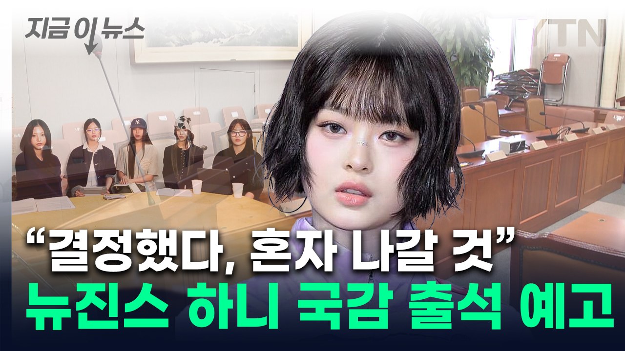 '사내 따돌림 의혹' 뉴진스 하니, 국감 나온다...어도어 대표와 마주하나 [지금이뉴...