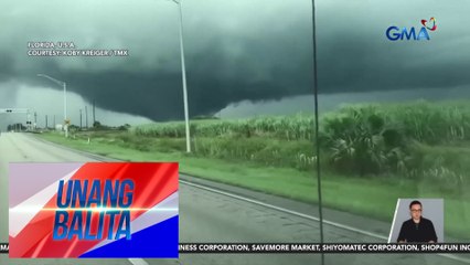 Ilang bahay at puno, napinsala ng mga buhawi na dulot ng Hurricane Milton | Unang Balita