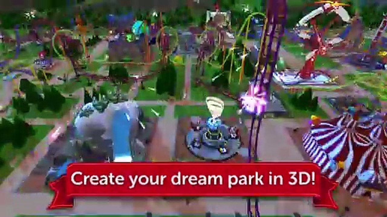 RollerCoaster Tycoon Touch Game Trailer