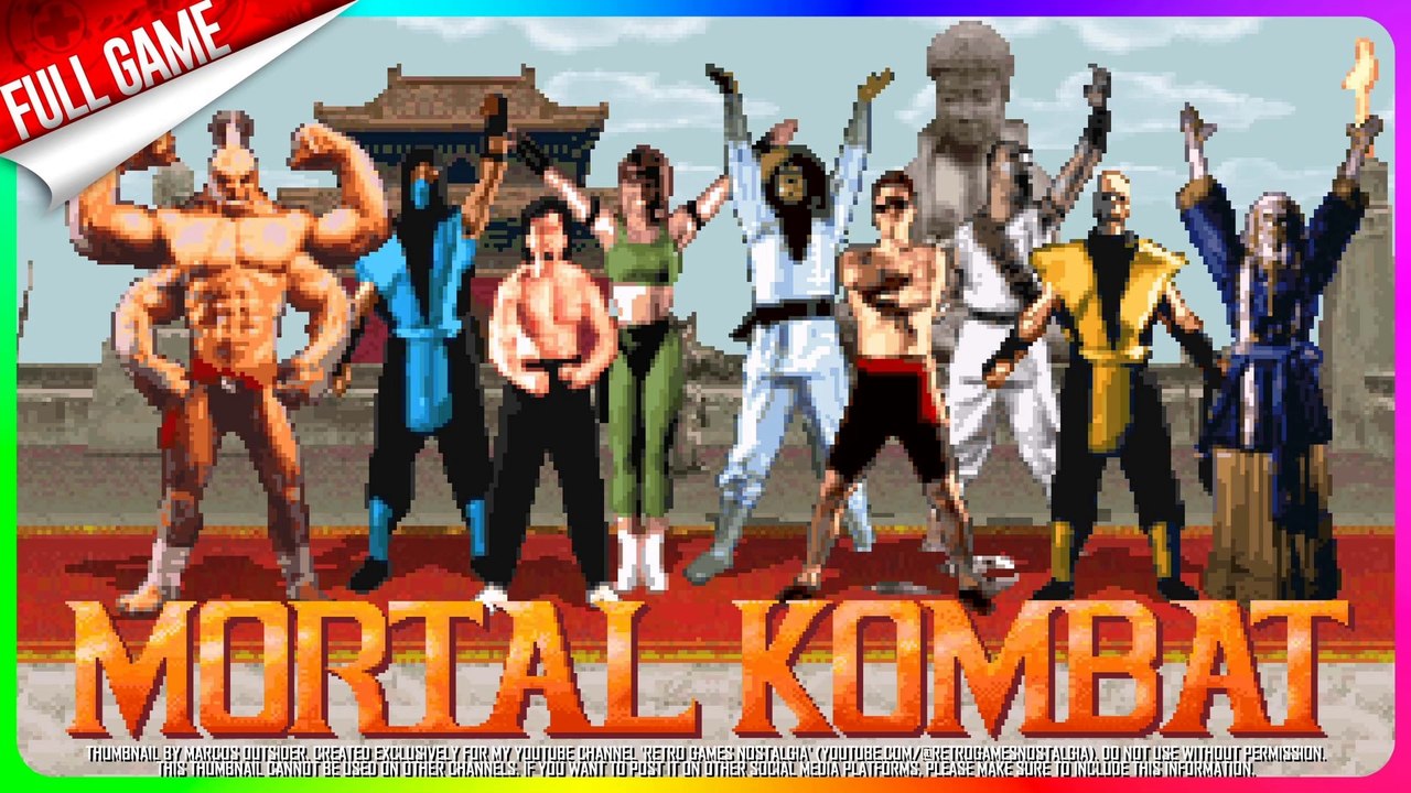 Mortal Kombat (SNES) Longplay | Blood Color Hack | US
