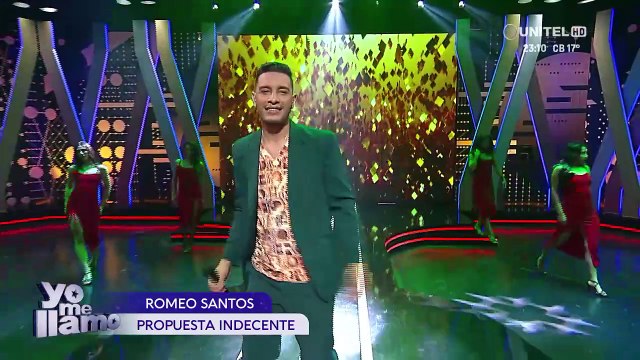 El imitador de Romeo Santos cerró la gala al ritmo de la bachata con el tema ‘Propuesta Indecente’
