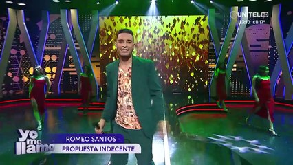 El imitador de Romeo Santos cerró la gala al ritmo de la bachata con el tema ‘Propuesta Indecente’