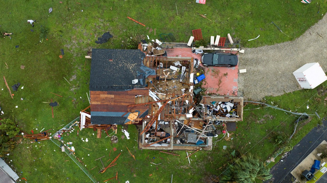 Tornados azotan Florida antes de Milton