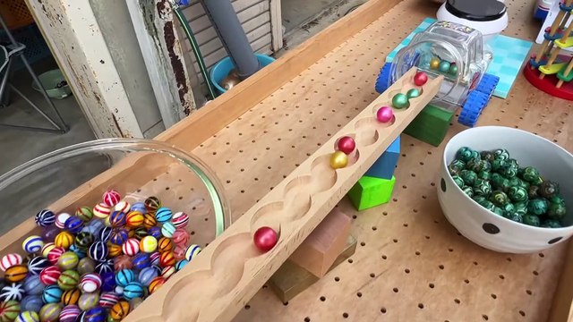 Let's enjoy 5 types of marble runs ☆ HABA wooden healing circular slope course and more