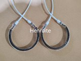 Infrared carbon fiber heater lamp ring shape infrared heating lamp outer diameter 100mm 500w