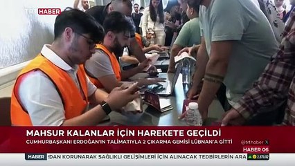 Türk vatandaşları tahliye ediliyor