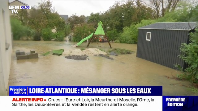 J'ai pleuré, je suis dégoûtée : les habitants de Mésanger en Loire- Atlantique constatent les dégâts causés par la crue de la Beusse