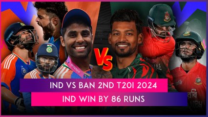 IND vs BAN 2nd T20I 2024 Stat Highlights: India Seal Series Victory