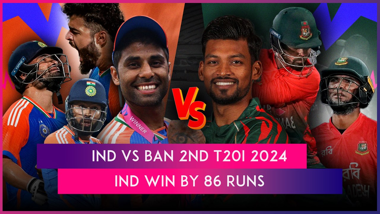 IND vs BAN 2nd T20I 2024 Stat Highlights: India...