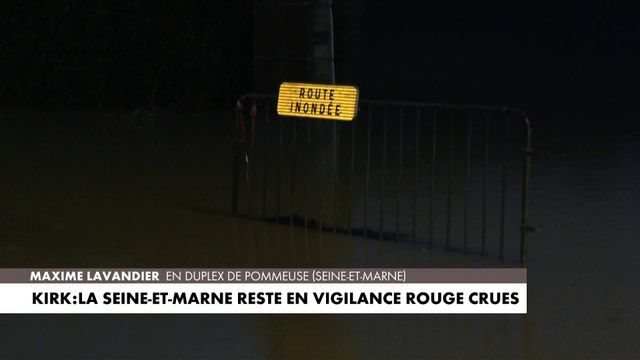 Tempête Kirk : la Seine-et-Marne reste en vigilance rouge crues