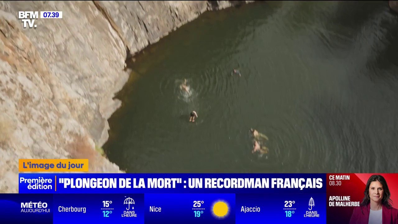 "Ce qu'on ressent, c'est à aucun moment de la peur en l'air": un Français bat le record du monde du "saut de la mort"