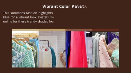 The Latest Trends in Women’s Summer Fashion - What to Shop for This Season