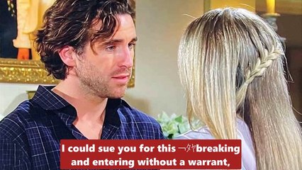 The Young And The Restless Chance Breaks Into Sharon's House - Steals Cameras Looking for Evidence