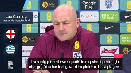 Carsley says no England preference given to players at big clubs