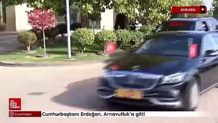 Cumhurbaşkanı Erdoğan, Arnavutluk'a gitti