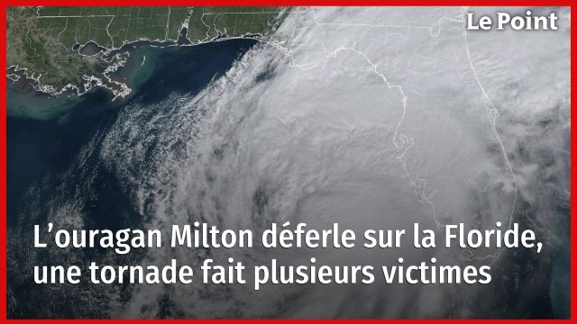 L’ouragan Milton déferle sur la Floride, une tornade fait plusieurs victimes