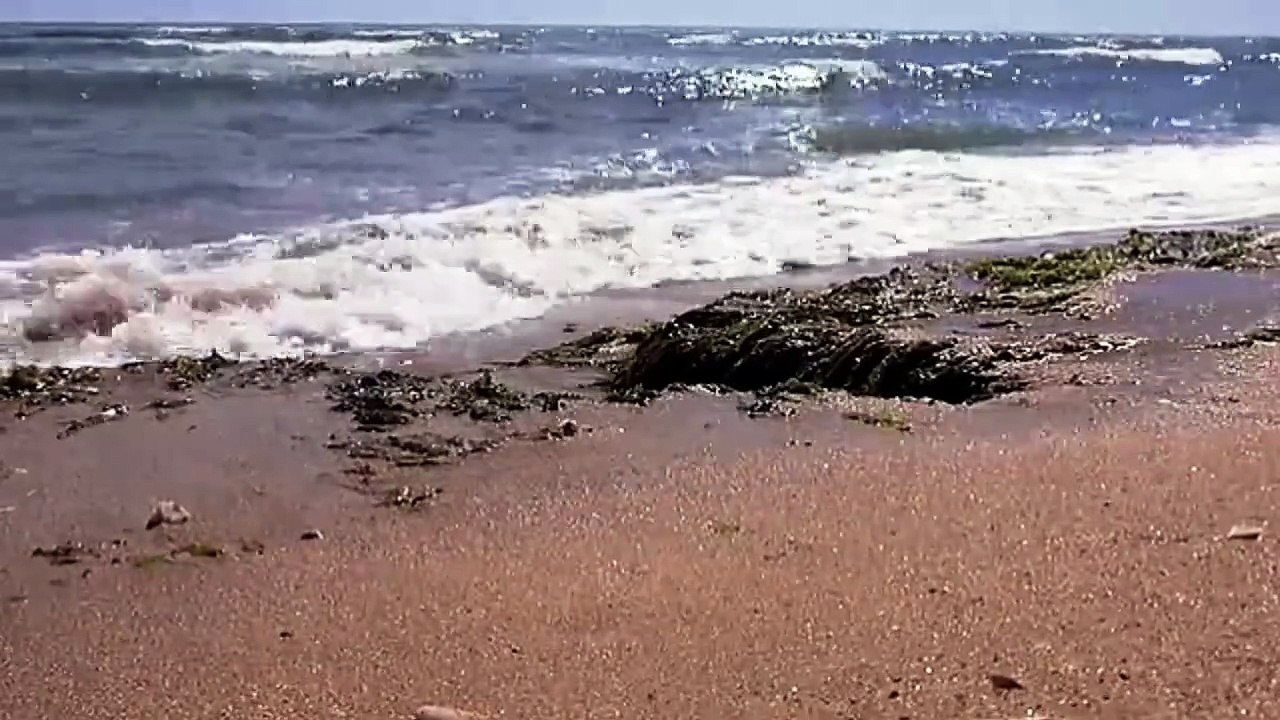 Relaxation film "Beautiful ocean -0.4" with most beautiful water wave in ocean